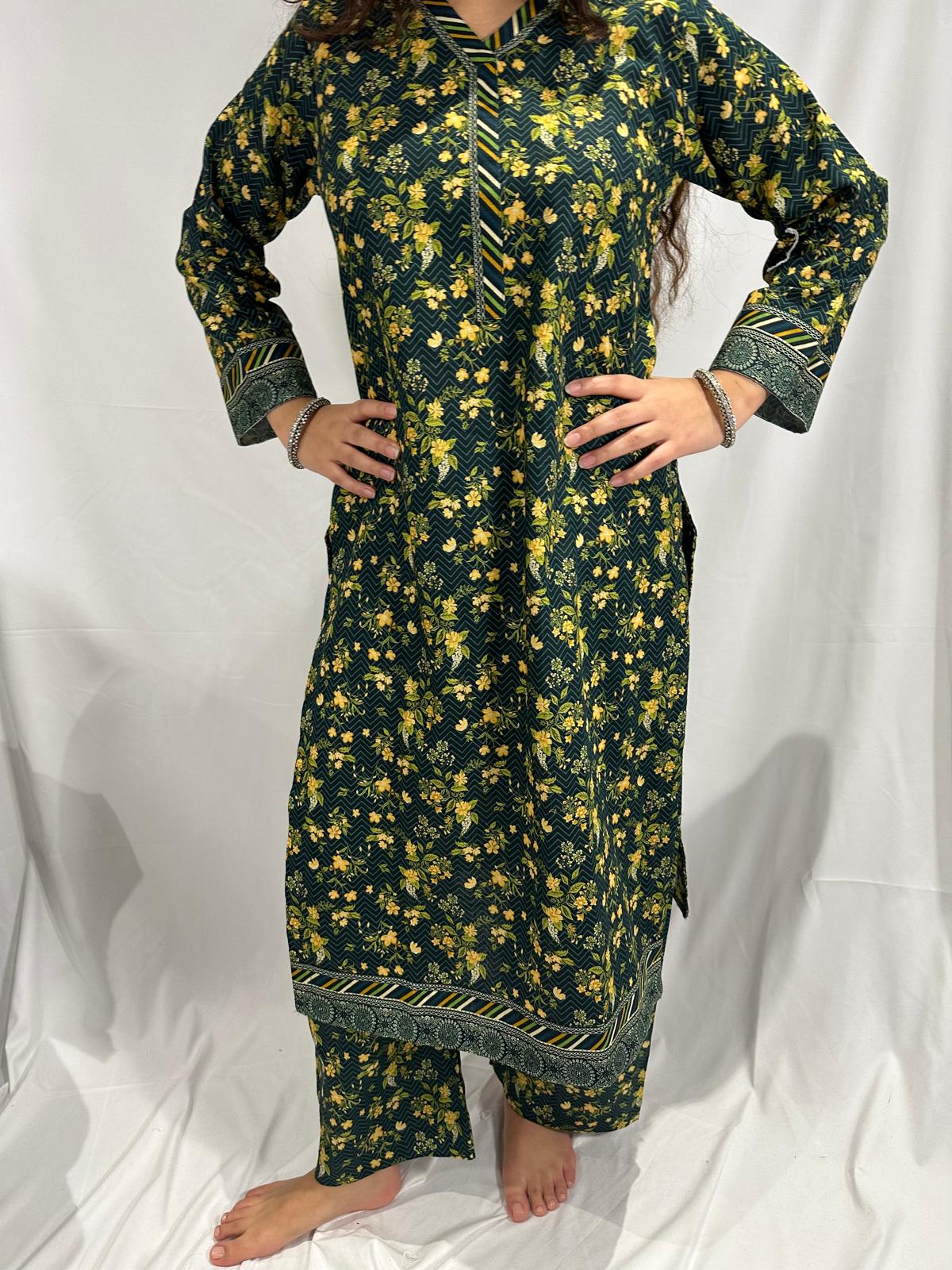 THREE PIECE KHADDAR