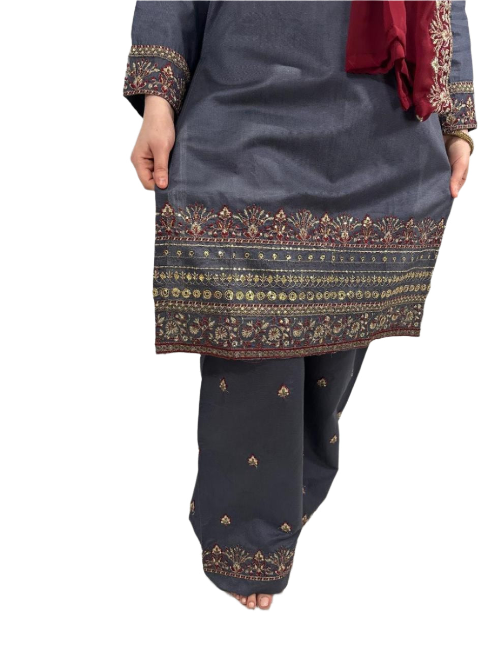 VISCOSE THREE PIECE FANCY