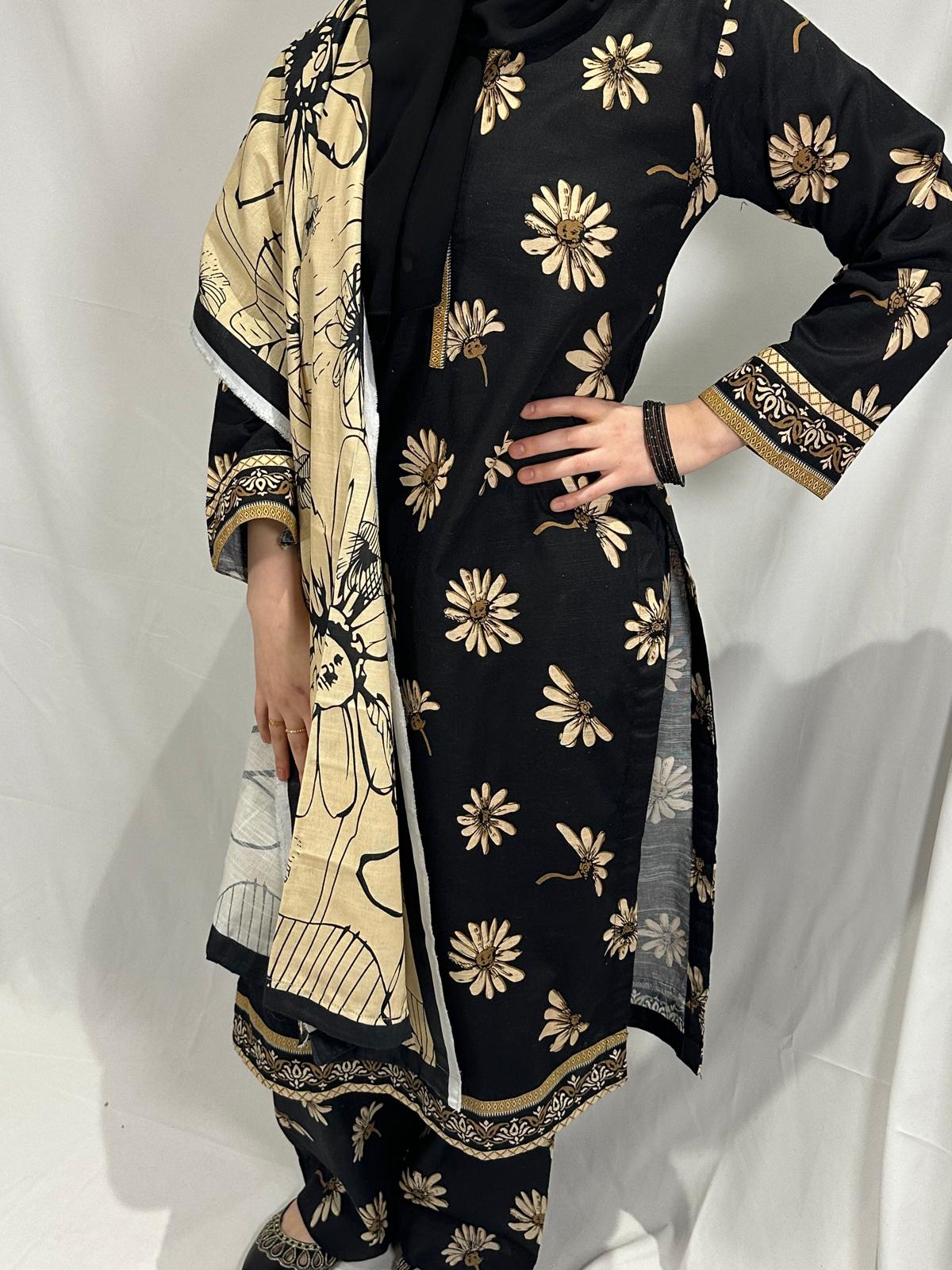 THREE PIECE KHADDAR