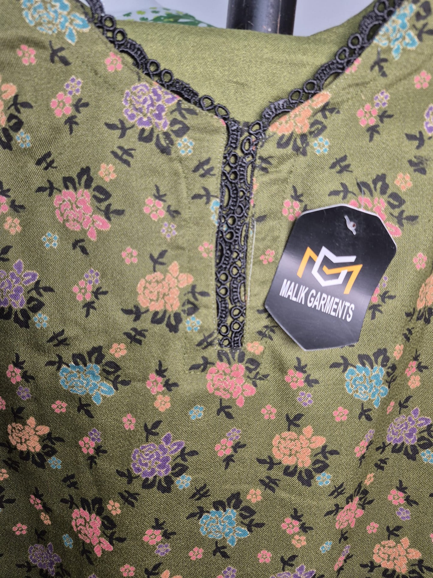 DHANAK TWO PIECE TROUSER SUIT GREEN
