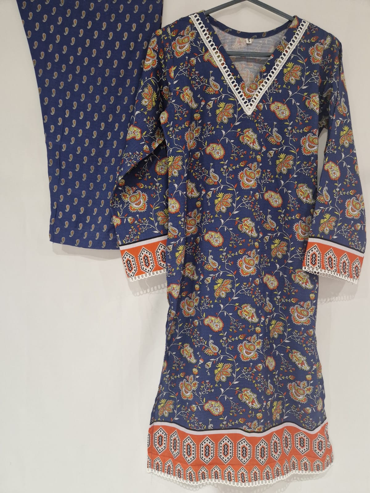 TWO PIECE LINEN BLUE