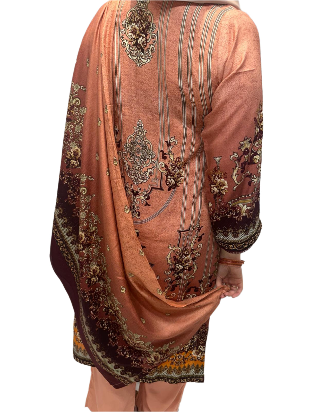 Linen three piece trouser suit