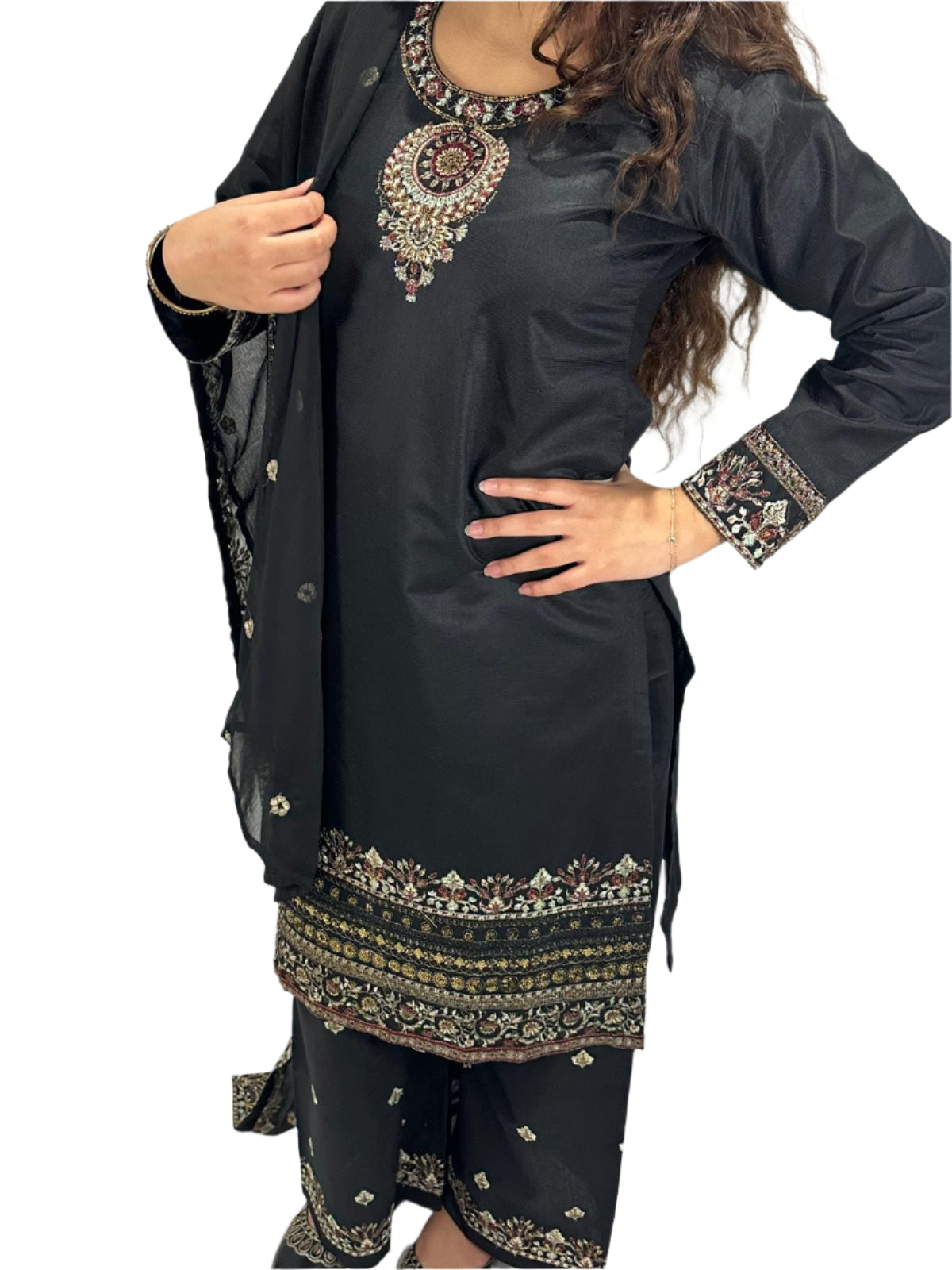 VISCOSE THREE PIECE FANCY