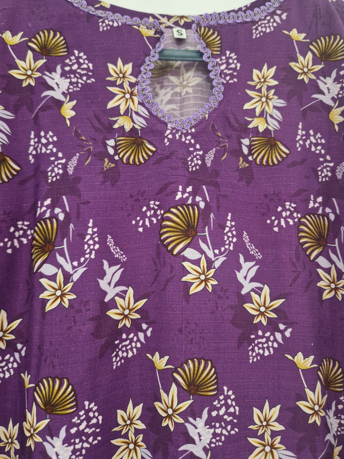 Linen Two piece Purple