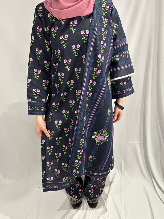 THREE PIECE KHADDAR