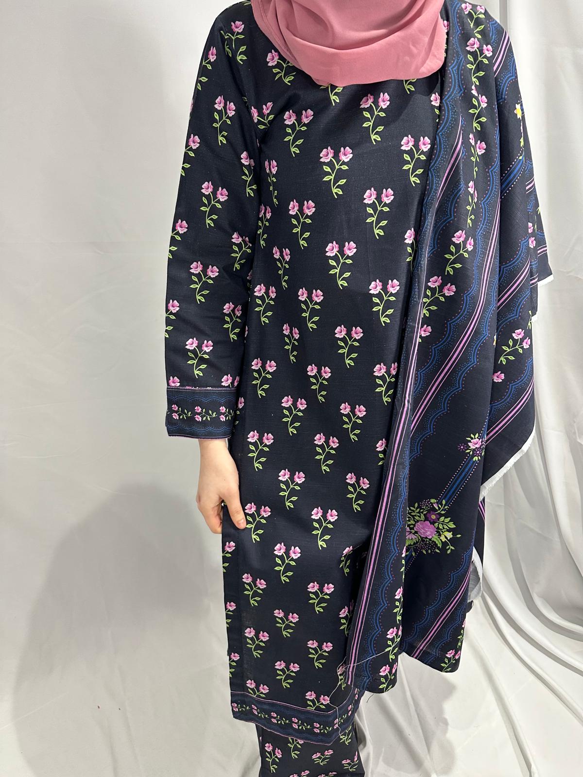THREE PIECE KHADDAR