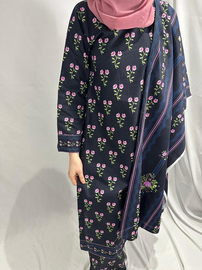 THREE PIECE KHADDAR