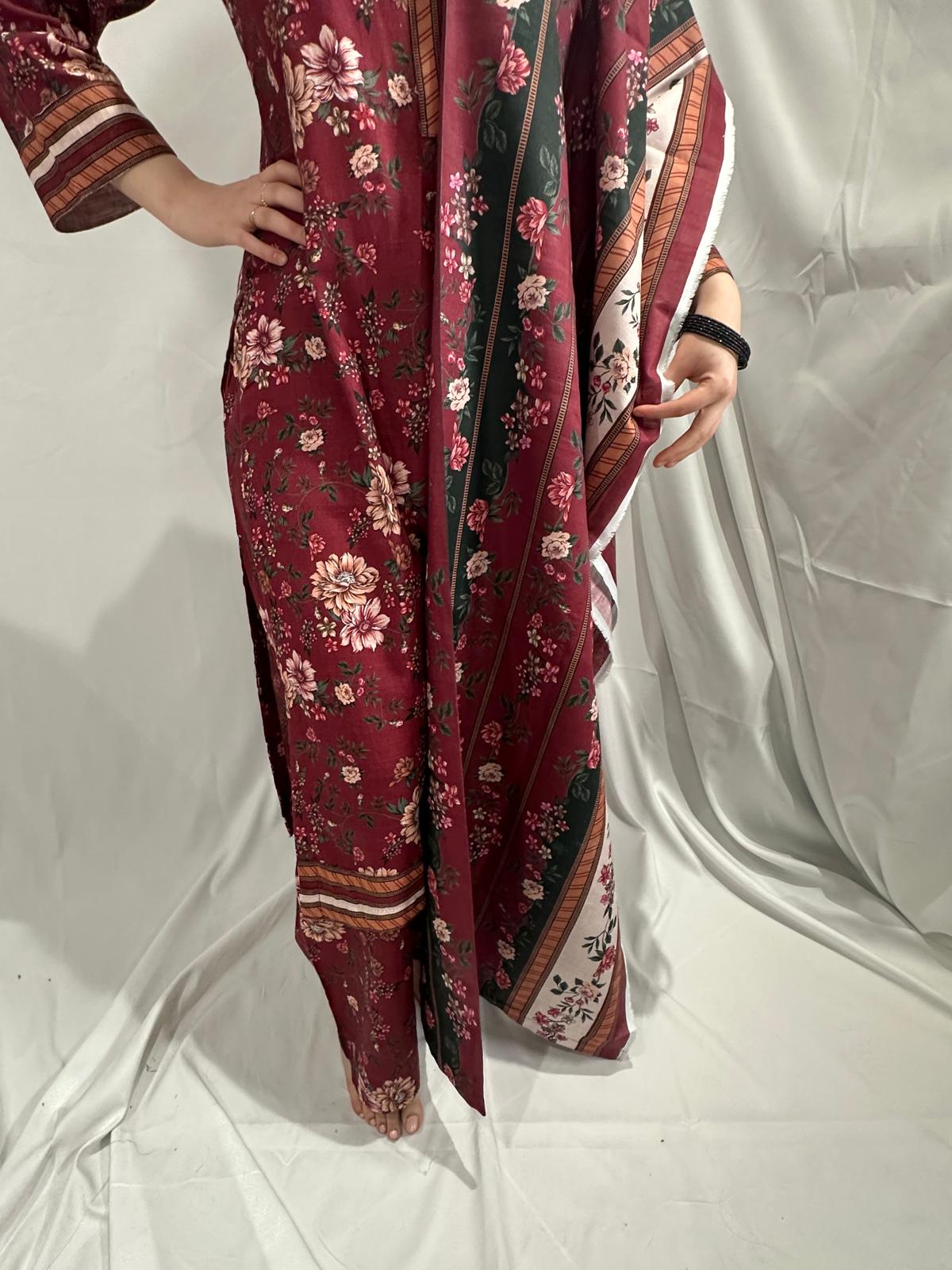 THREE PIECE KHADDAR