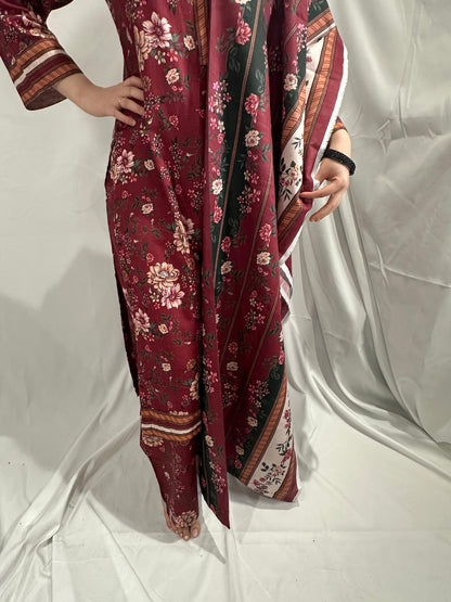 THREE PIECE KHADDAR