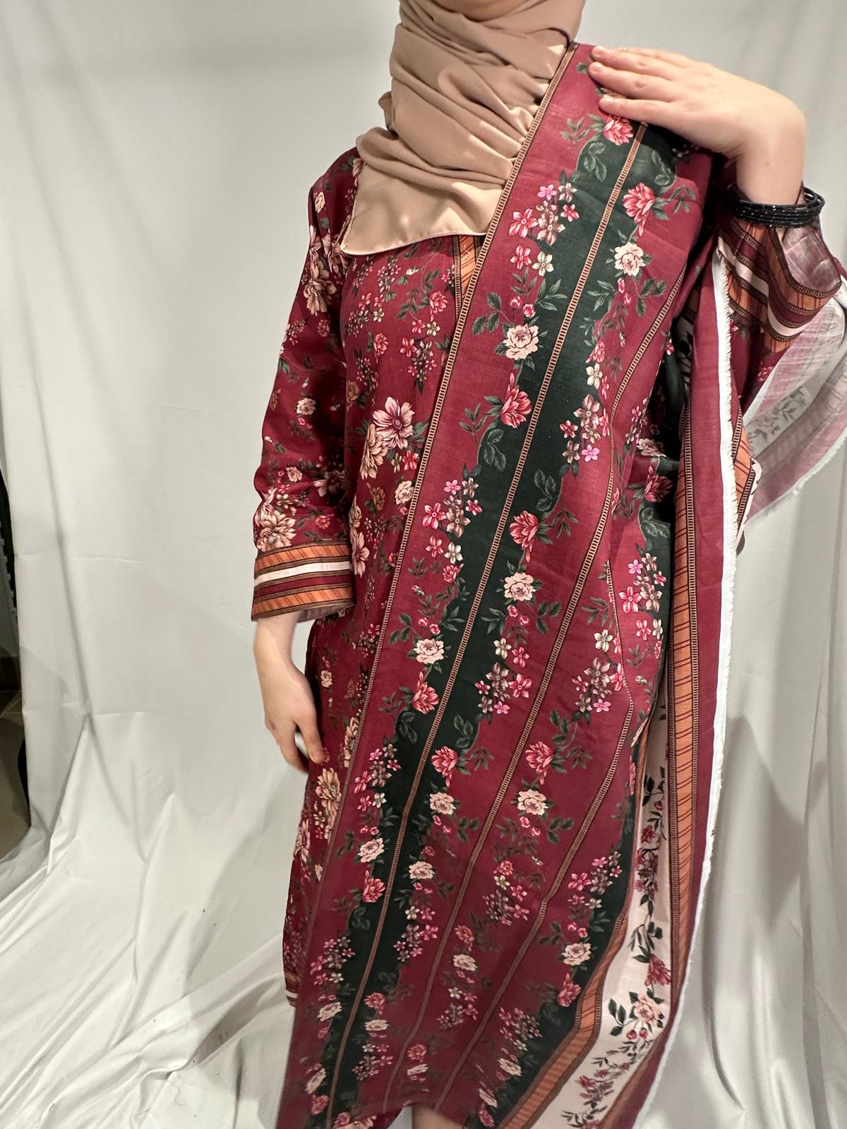 THREE PIECE KHADDAR