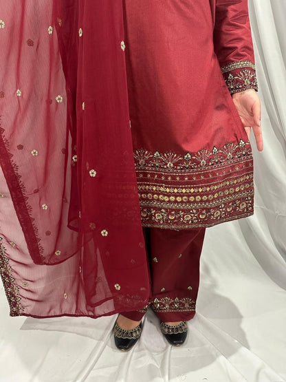THREE PIECE VISCOSE