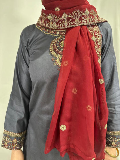 VISCOSE THREE PIECE FANCY