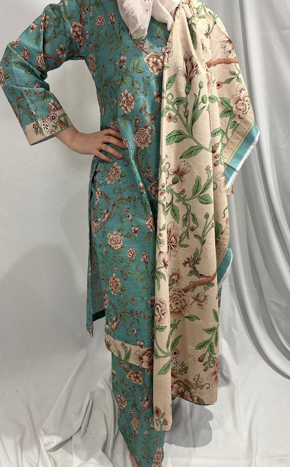 THREE PIECE KHADDAR