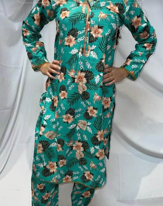 TWO PIECE KHADDAR