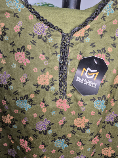 DHANAK TWO PIECE TROUSER SUIT GREEN