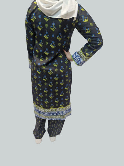 Two piece Linen black