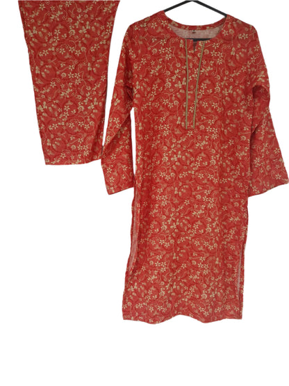Linen Two Piece Trouser suit PINK