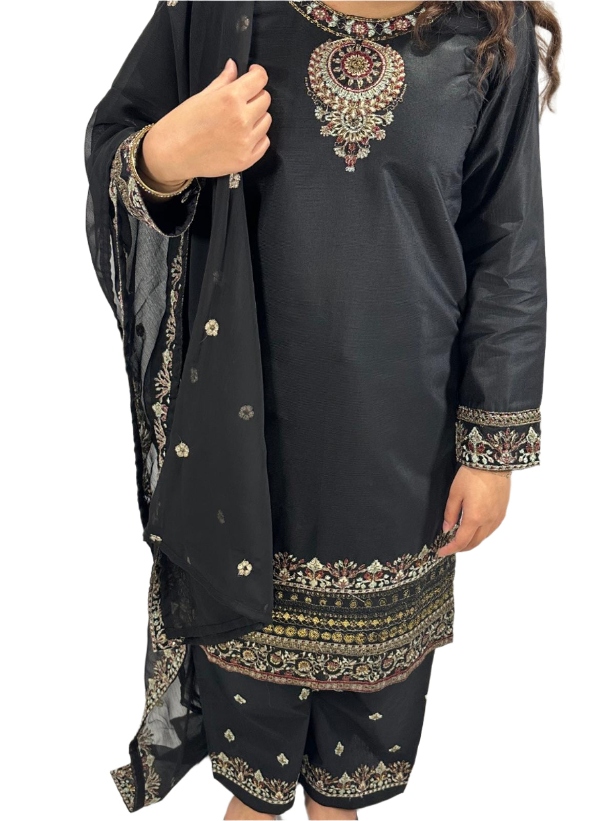 VISCOSE THREE PIECE FANCY